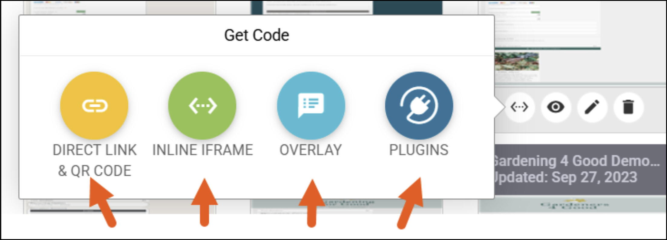 Image of Code Options for Payment Forms