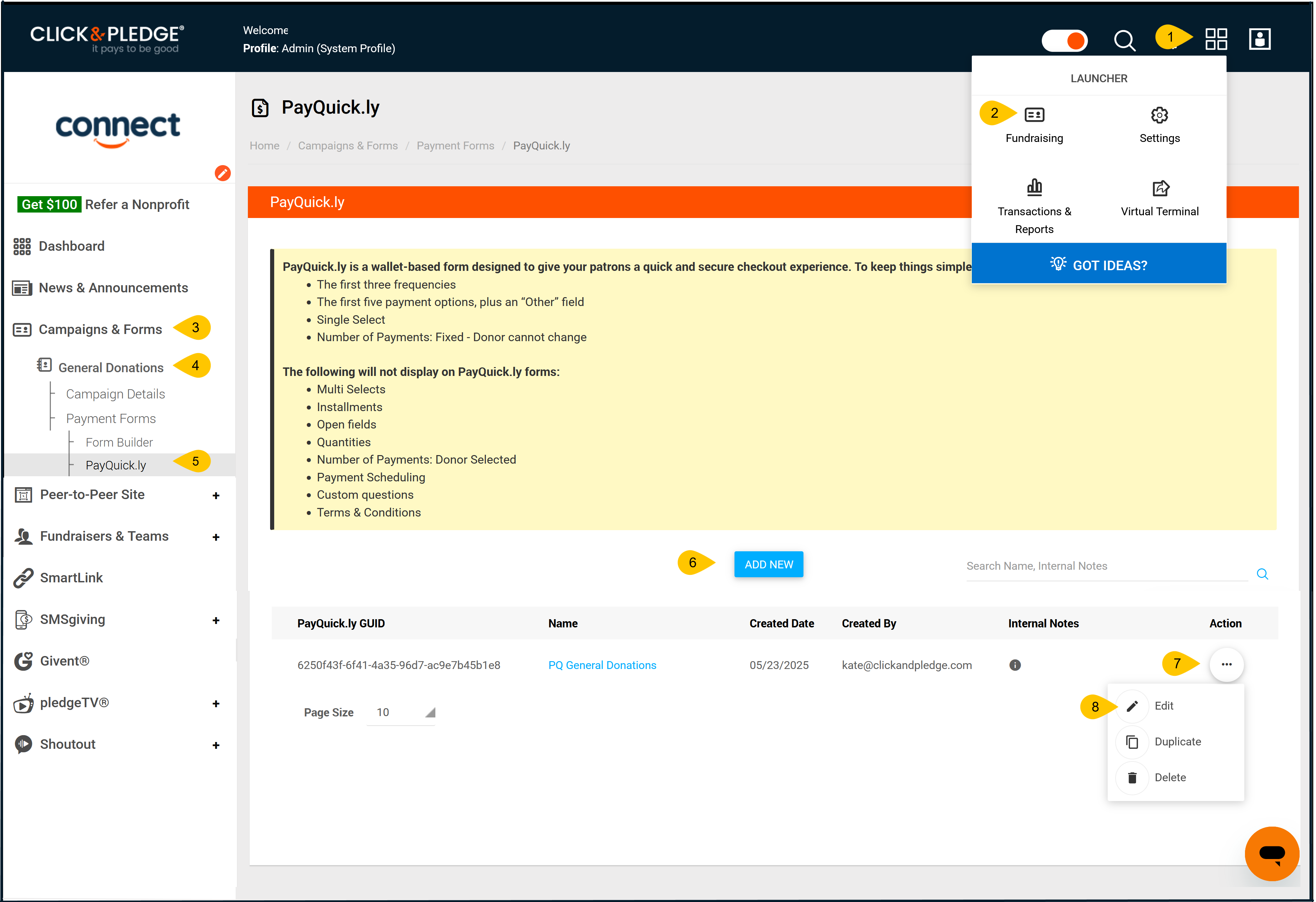 AskQuickly navigation in settings.png
